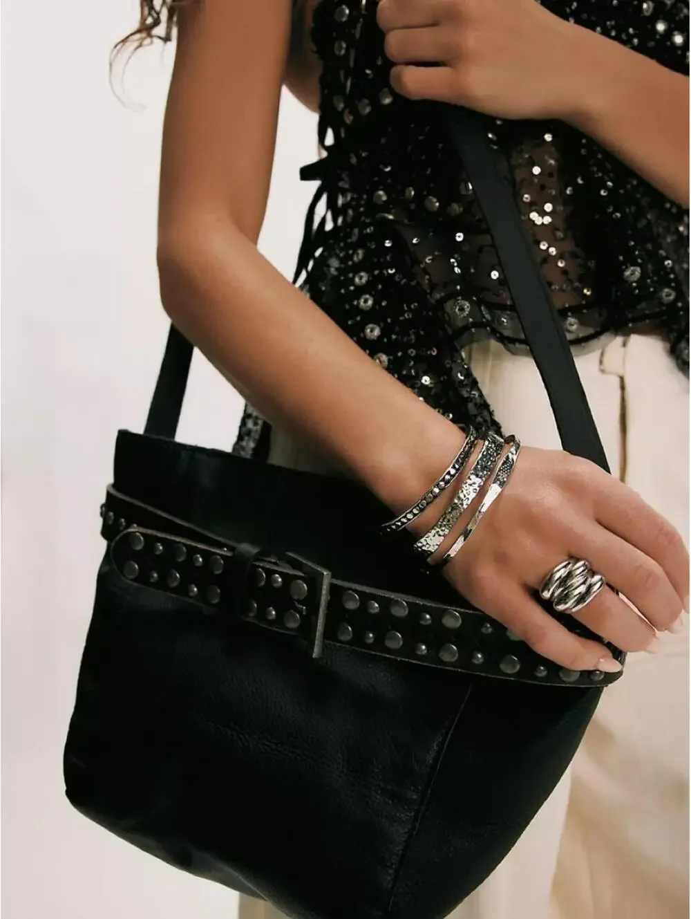 Free People Women's Black Bag