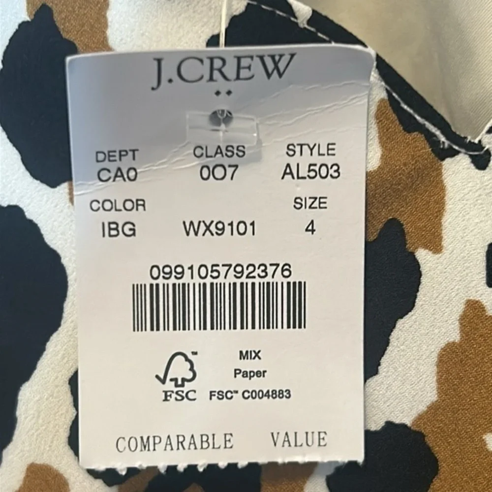 J. Crew brown cami top