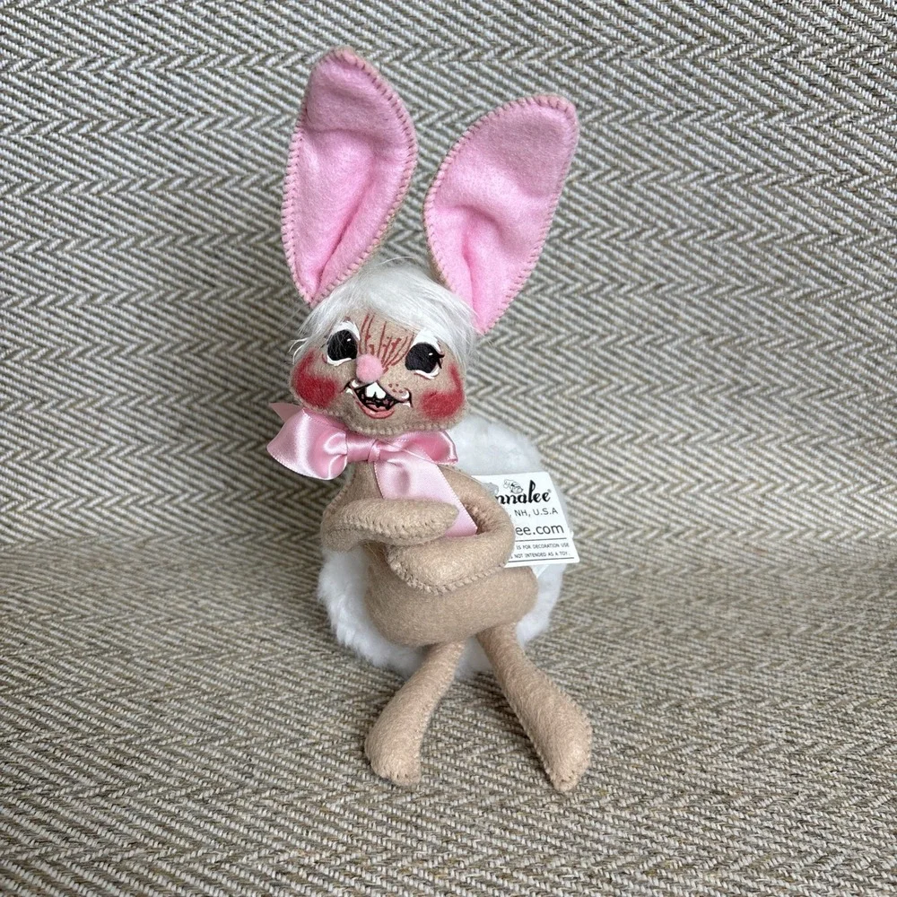 Annalee Easter Bunny Rabbit Pink 7