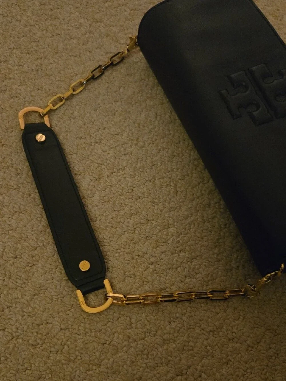 Tory Burch smooth black