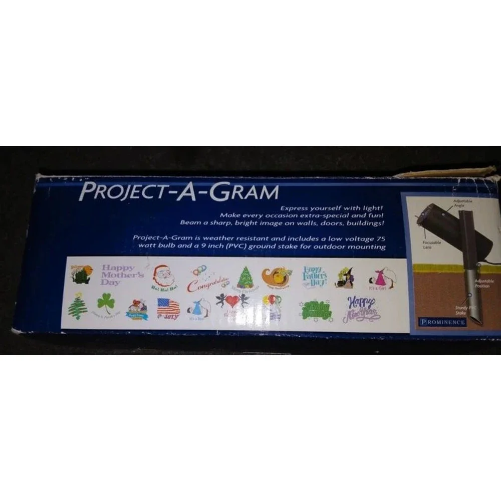Prominence Project-A-Gram Weather-Resistant Outdoor Projector