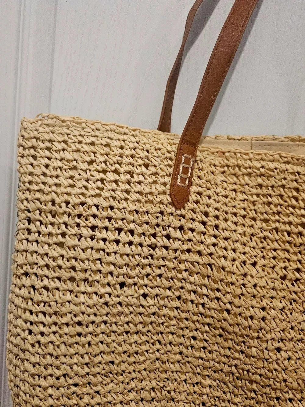 Macys woven straw