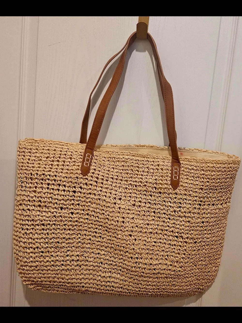 Macys woven straw