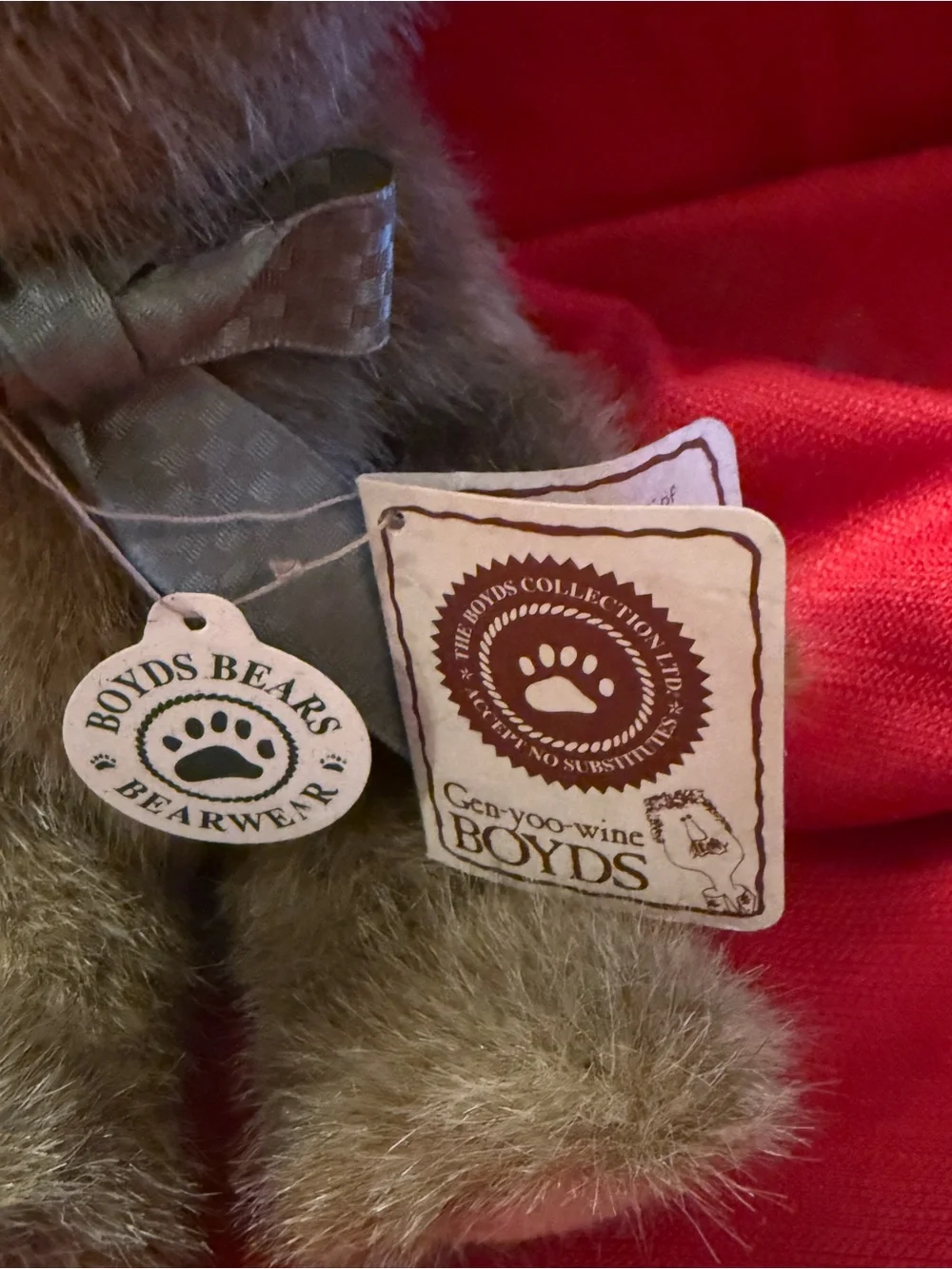 Boyds Bears soft brown