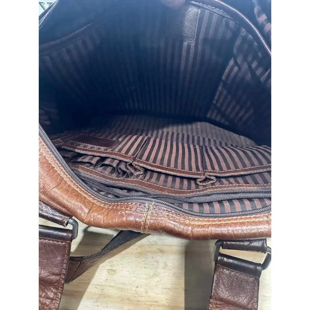 Jack Georges laptop leather patina
