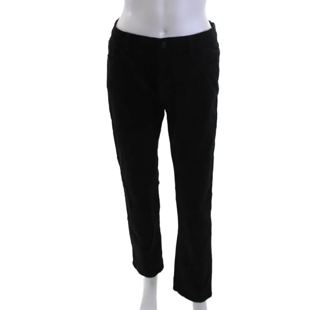 DL1961 Girls Cotton Zippered Straight Jeans Black Size 16