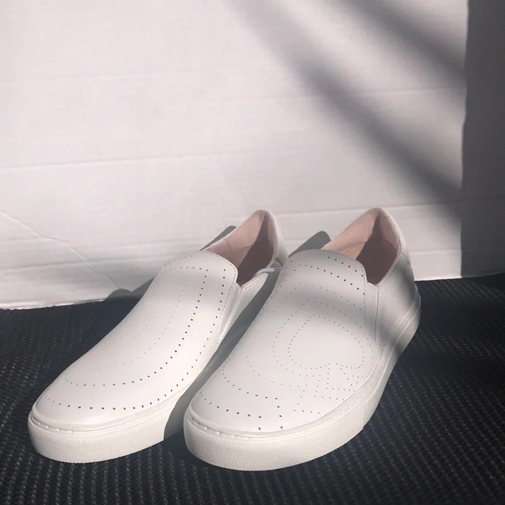 🆕Kate Spade Perforated Leather Slip Ons