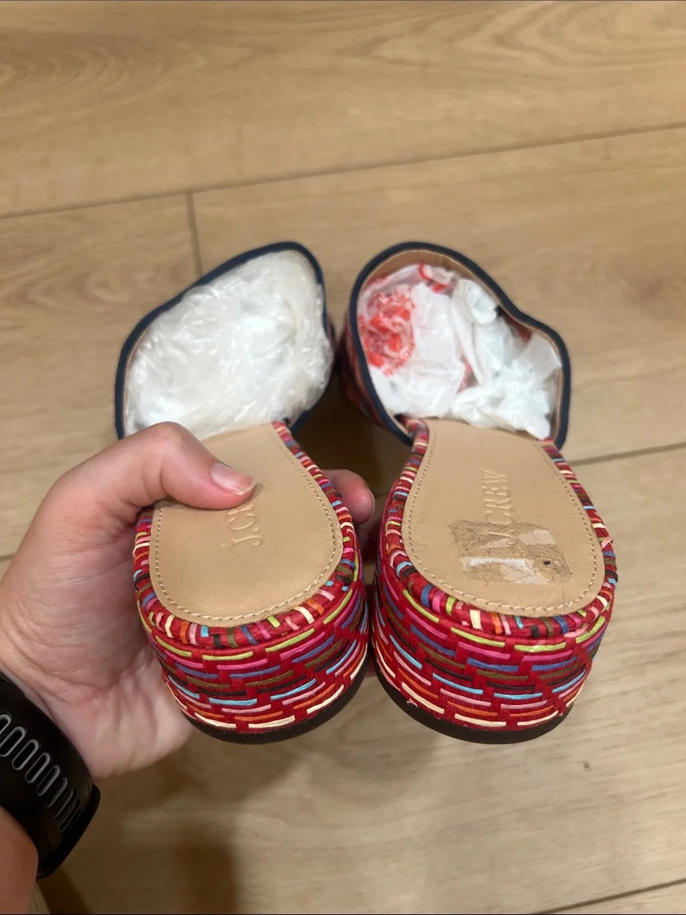 J. Crew shape raffia