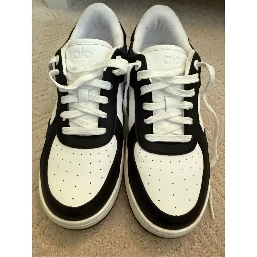 EUC Alo Recovery Mode Sneaker Black/White W7/M5.5