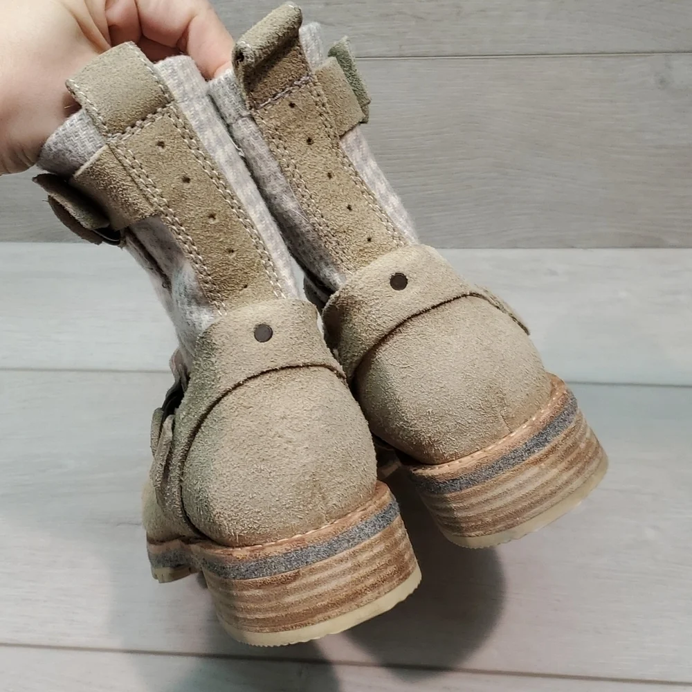 Woolrich Womens Baltimore Comfort Ankle Suede Booties shoes sz 7