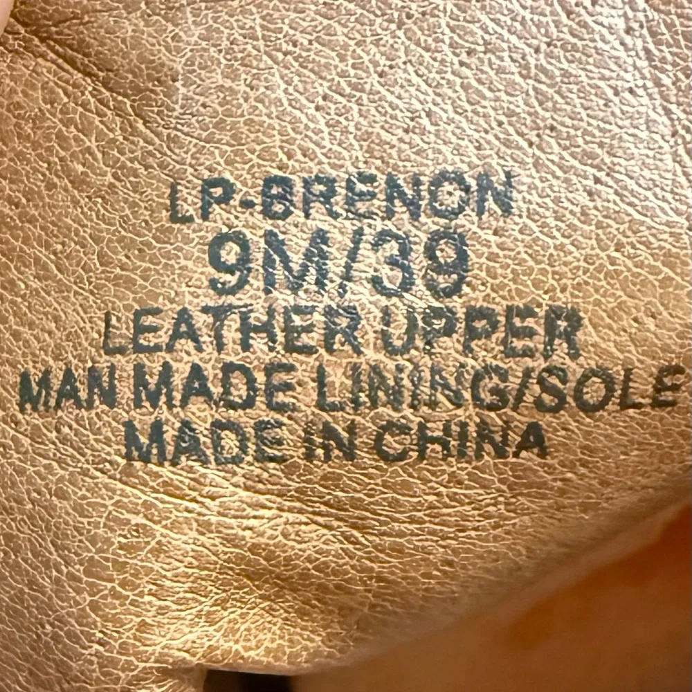 Lucky Brand Brenon Double Zip Leather Ankle Bootie Women’s Size 9 M