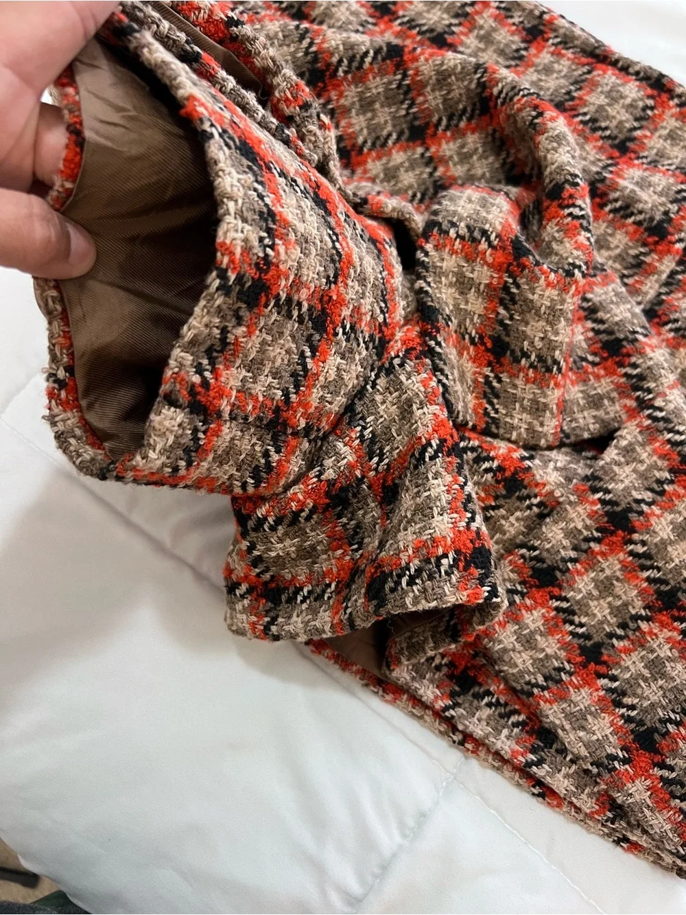 Baccini chic plaid