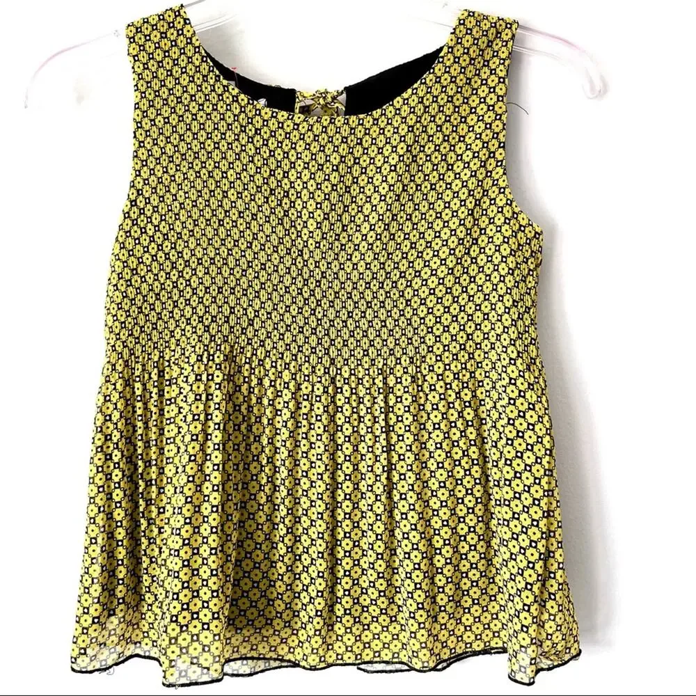 Byblos girls geometric design dressy sleeveless top size 8