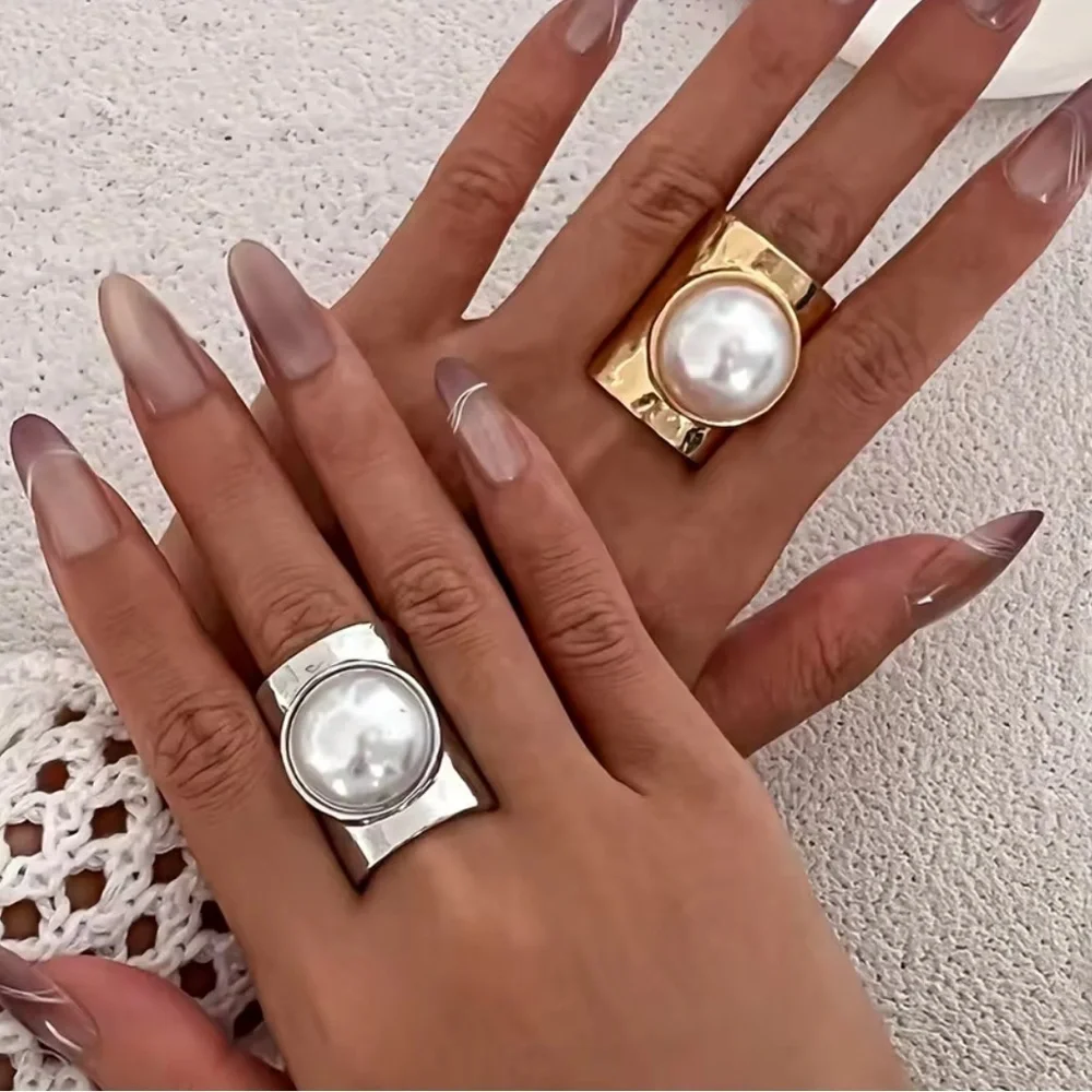 Anthropologie bold silver