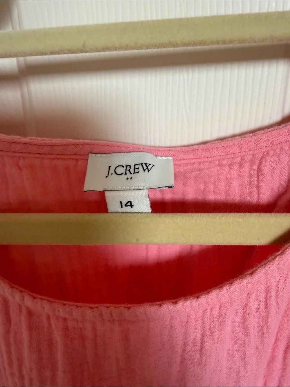 J. Crew pink sleeveless