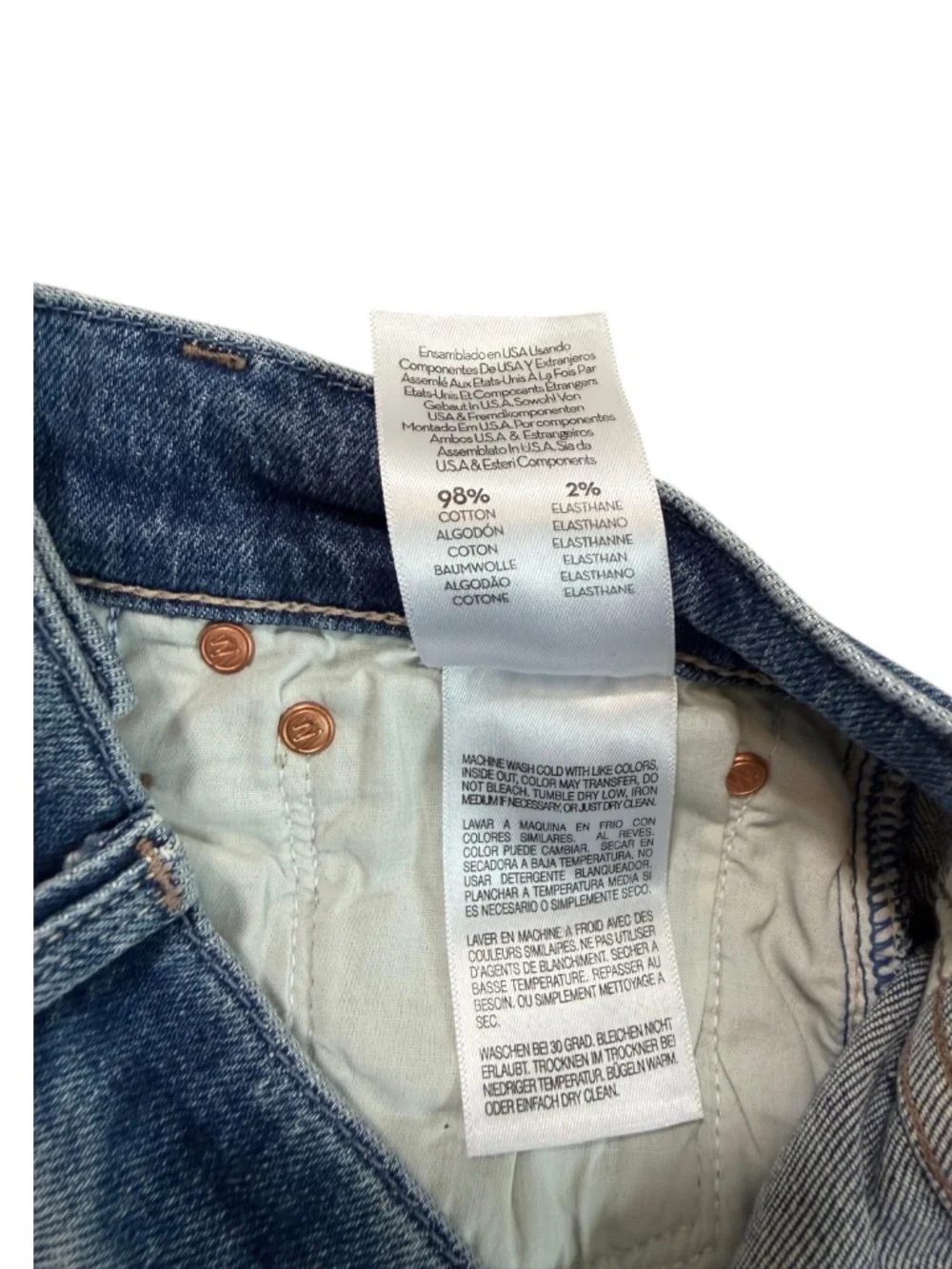 MOTHER High Waisted Double Hiker Skimp in Love Bombs Size 26
