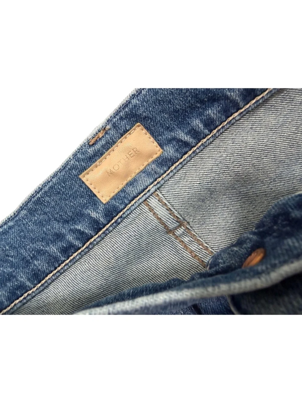 MOTHER High Waisted Double Hiker Skimp in Love Bombs Size 26