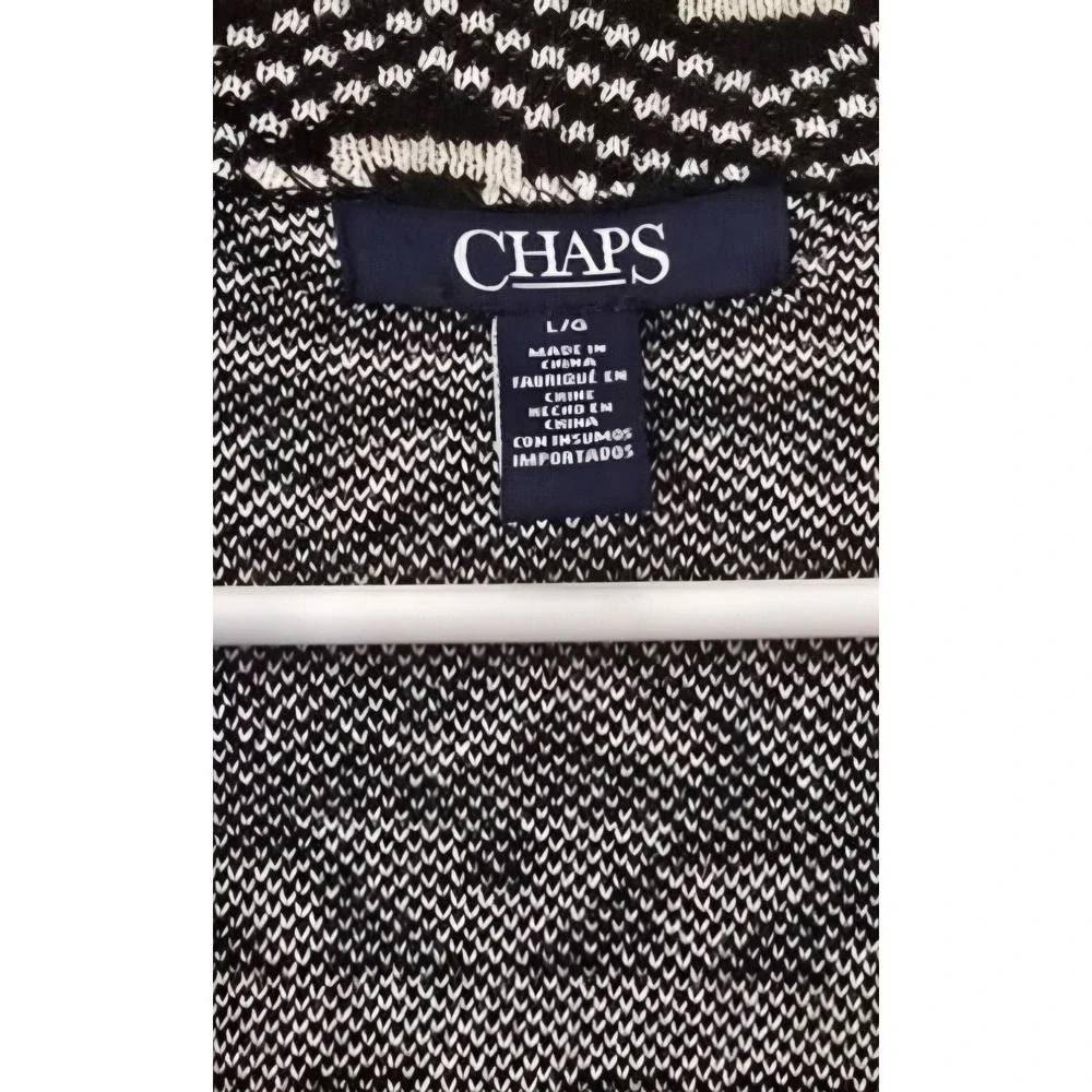Chaps black white