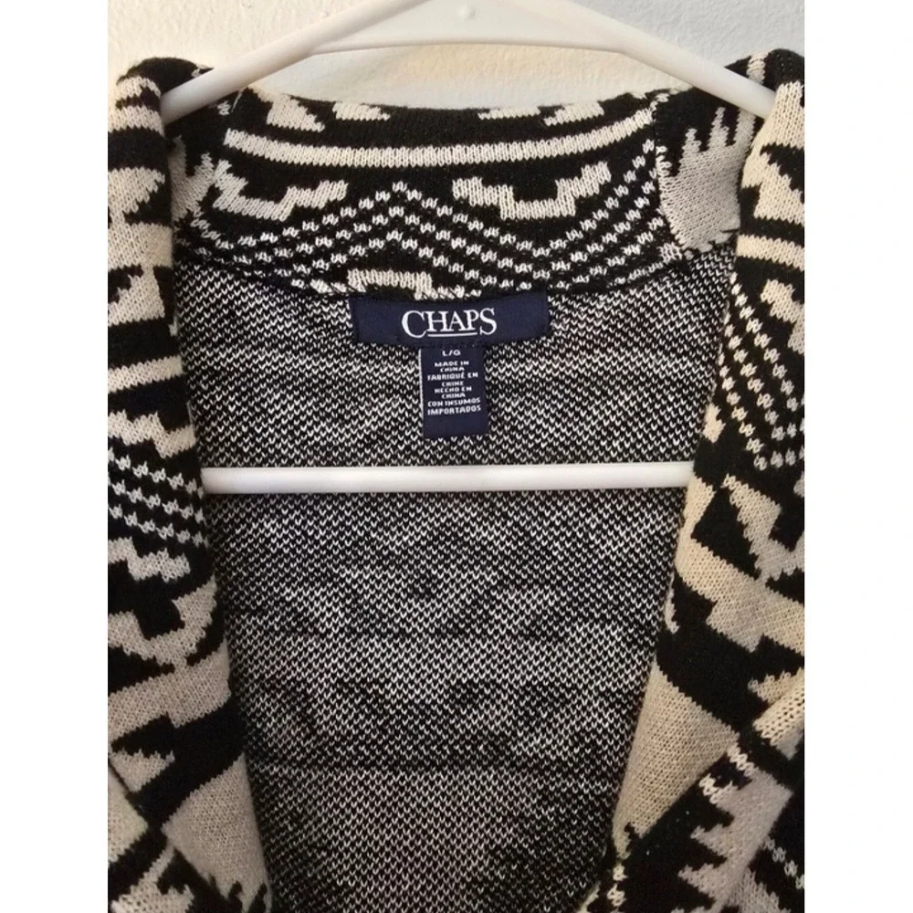 Chaps black white