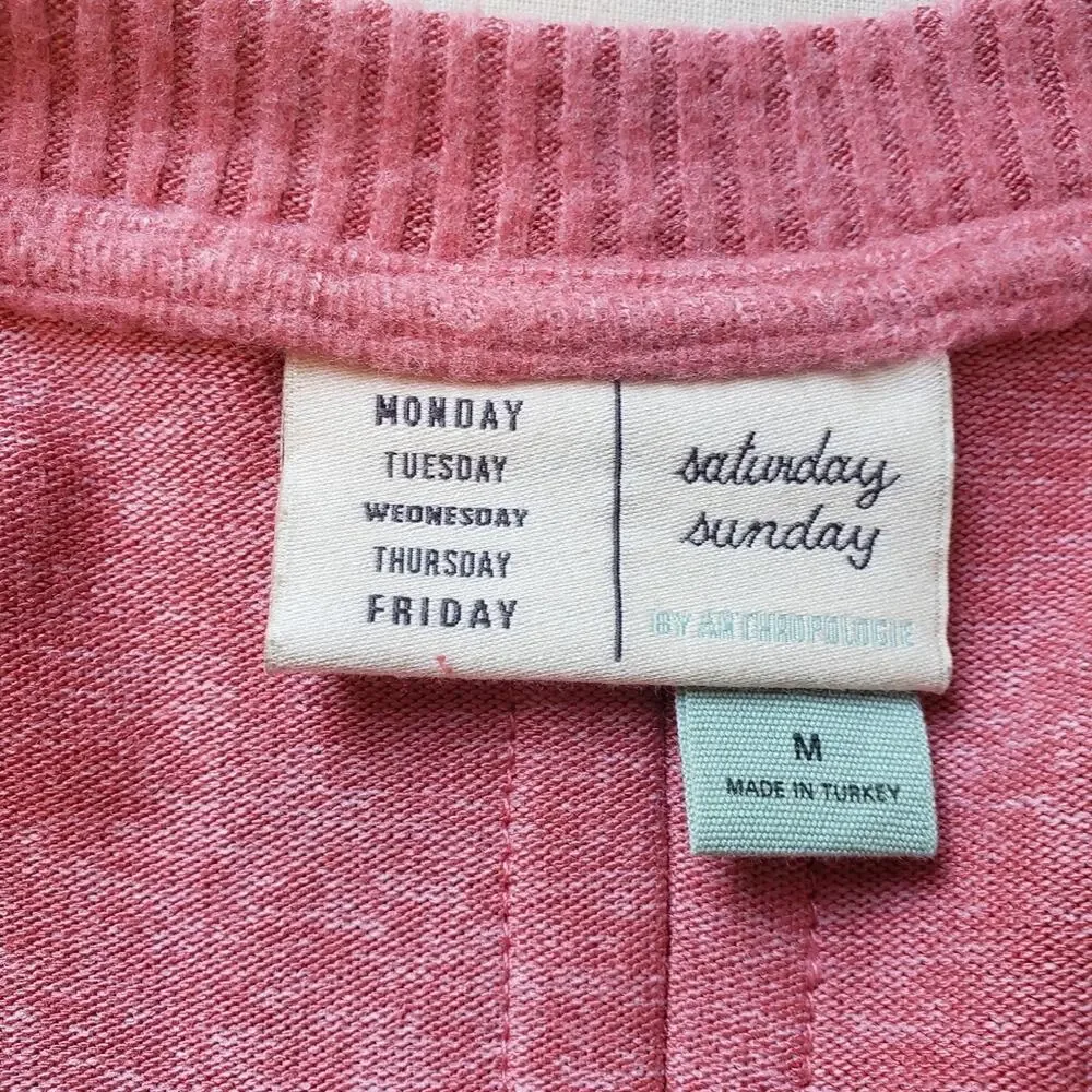 ANTHROPOLOGIE SAT SUN OVERSIZED SOFT SWEATER MED