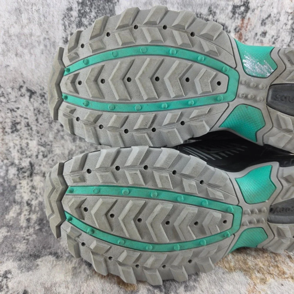 Saucony Excursion TR15 GTX Shoes Womens 9.5 Black Trail Running Outdoor‎ Hiking