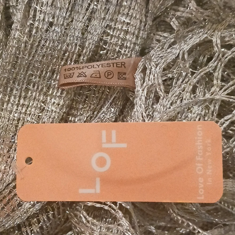 NWT Metallic Beach Wrap