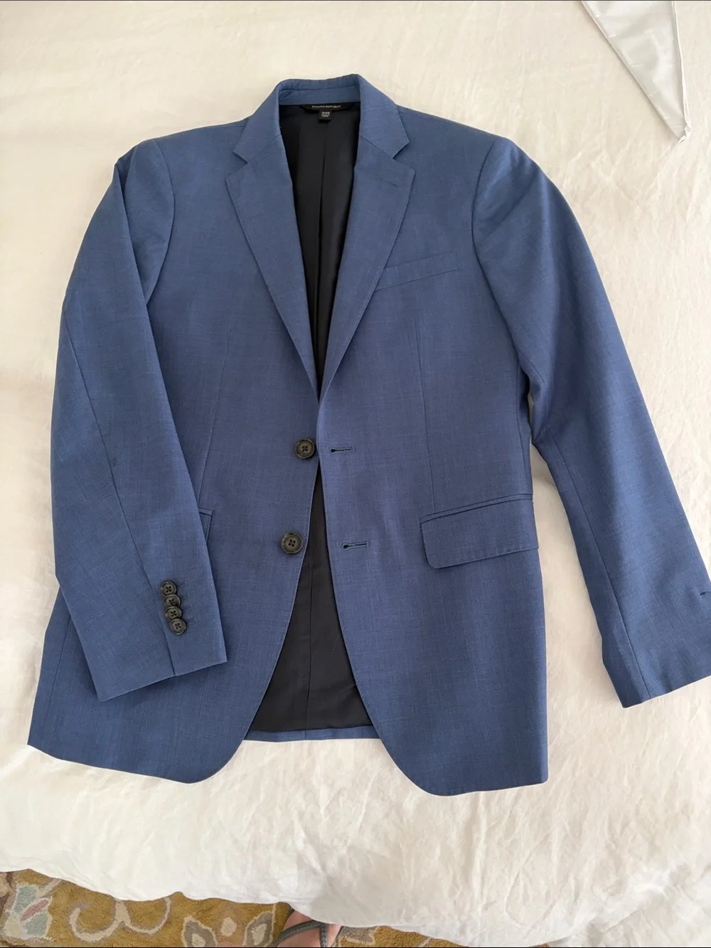 Banana Republic slim fit  Blue Two-Button Blazer