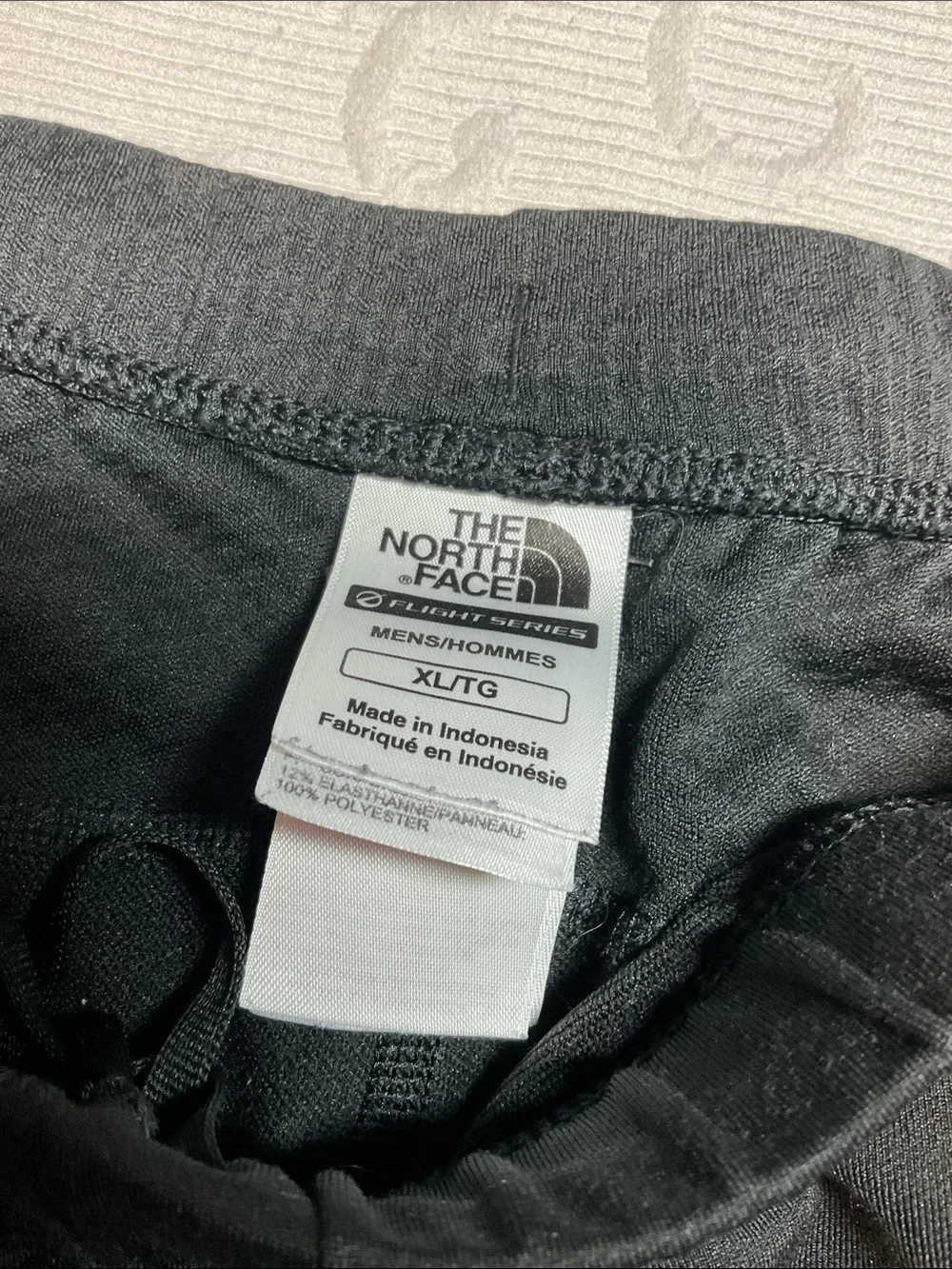 The North Face Black Athletic Base layer/track pant. XL.
