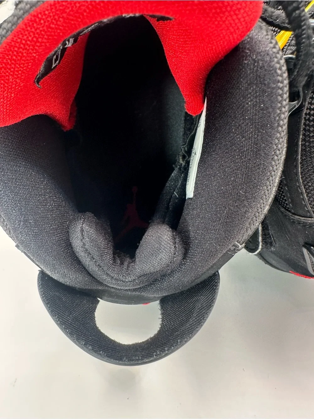 Jordan 6 Rings Black Red Sulfur 322992-065 Mens 12