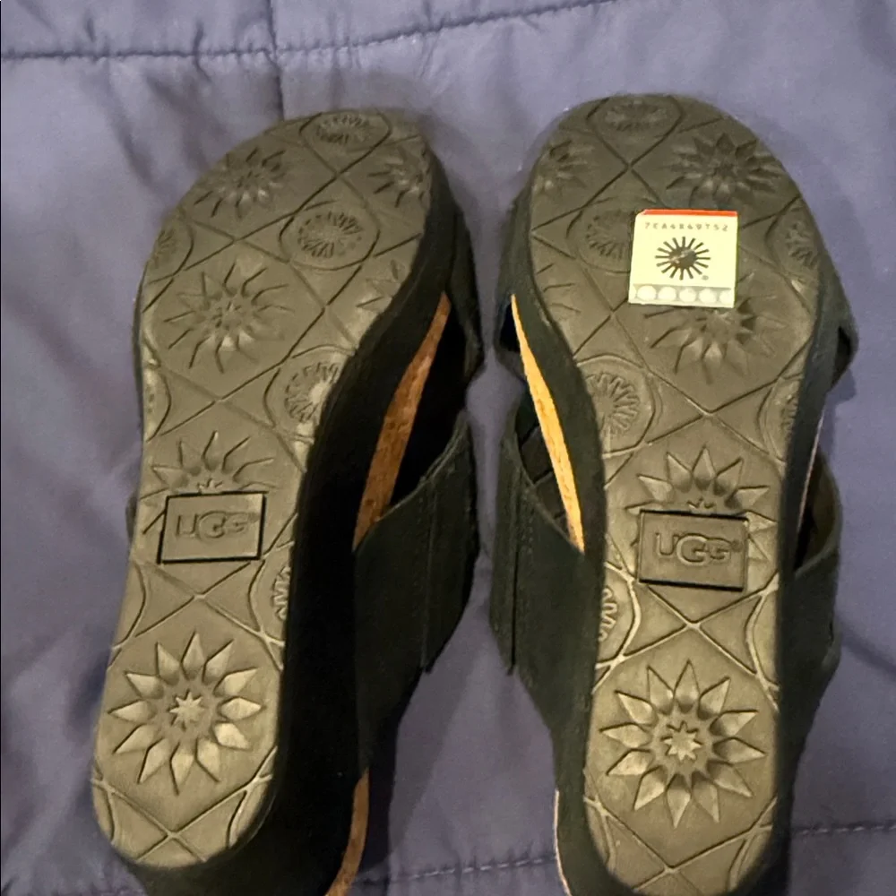 UGG sandals black