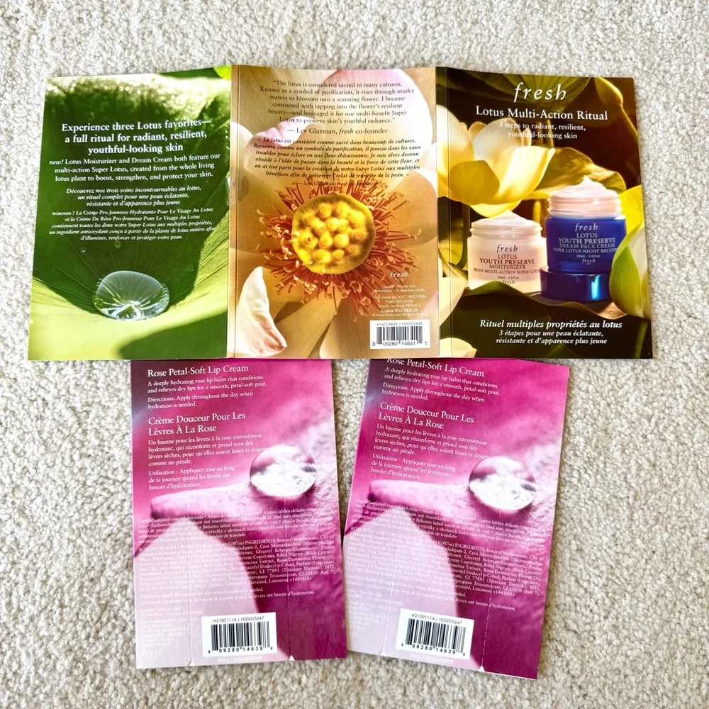 fresh skincare sample