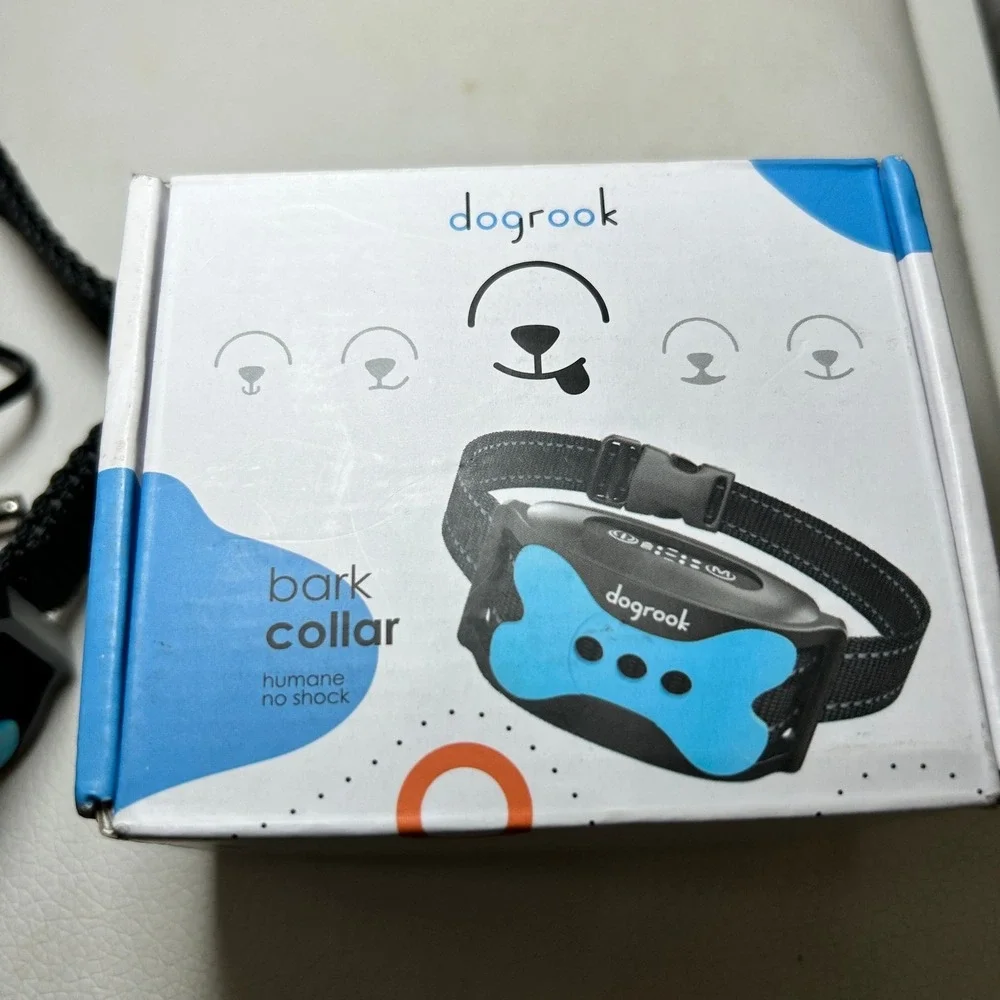 dogrook‎ Bark Collar Humane No Shock Vibration Rechargeable Waterproof