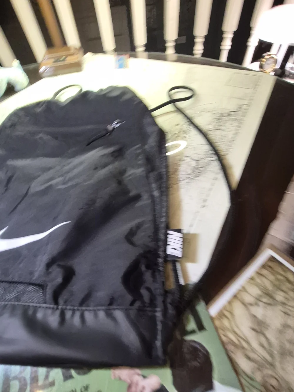 Nike Black Drawstring Gym Sack - Lightweight Men’s Bag