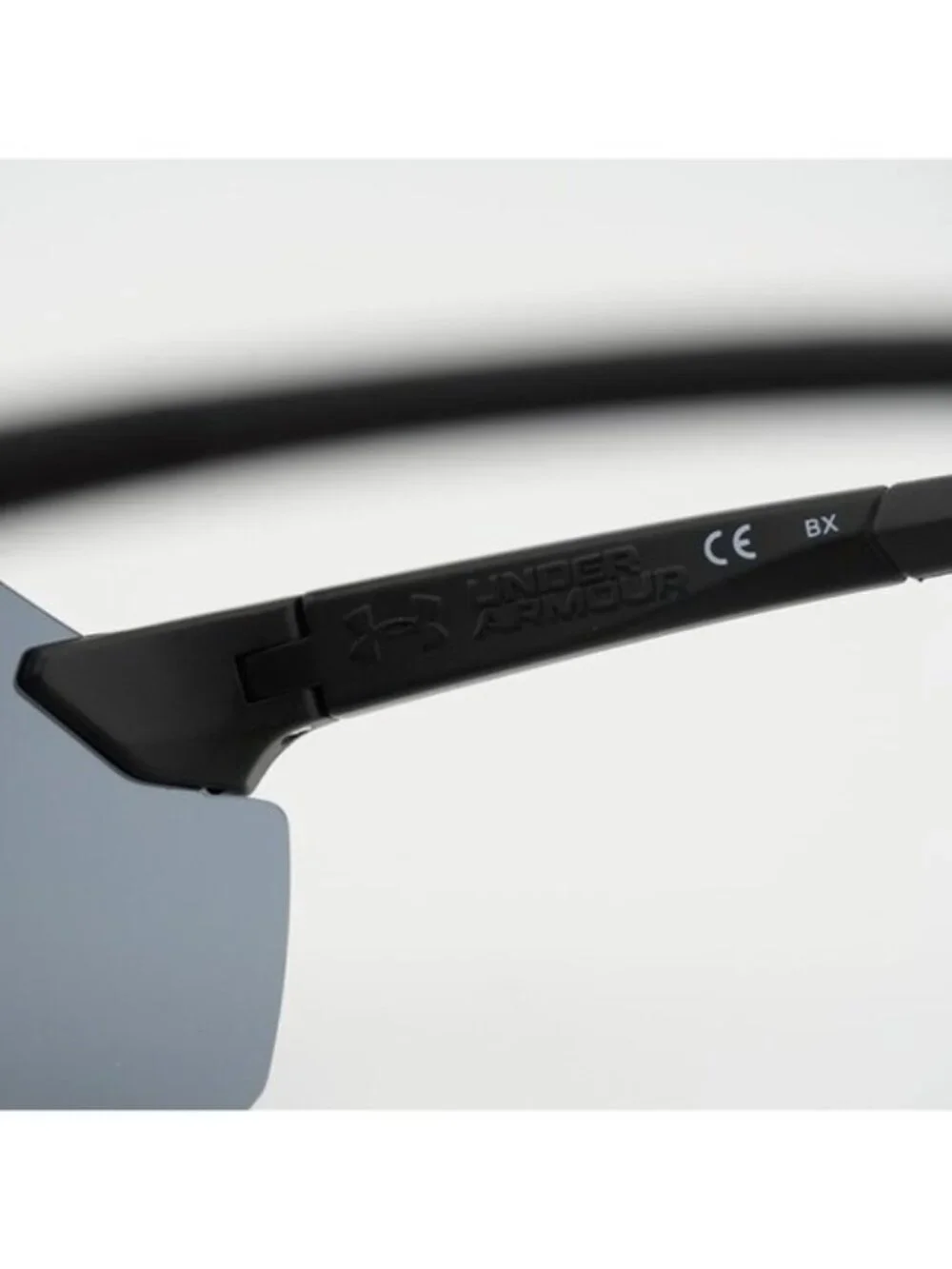 Under Armour UA HALFTIME/F 003 Sunglasses Matte Black Shield Frame, Grey Lenses