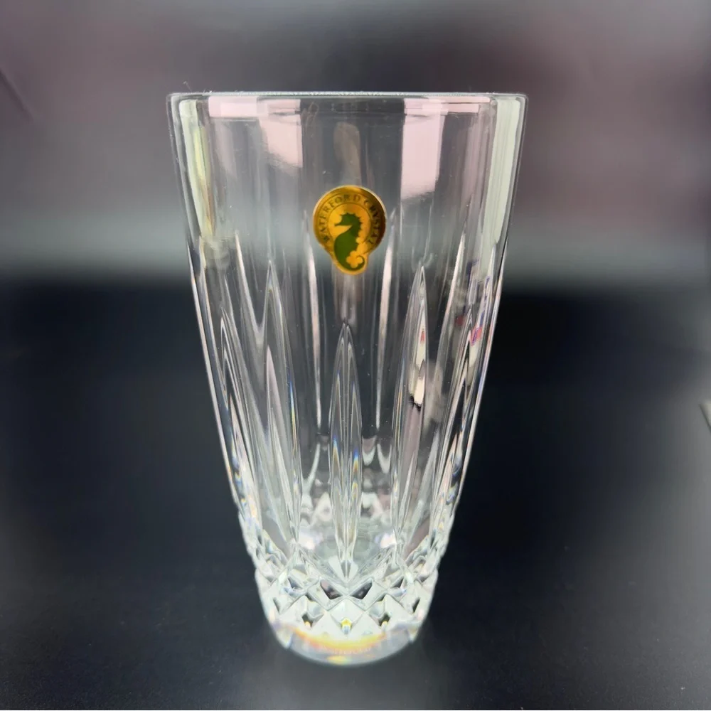 Waterford Crystal 60th Anniversary  Commemorative Lismore Pattern Vase