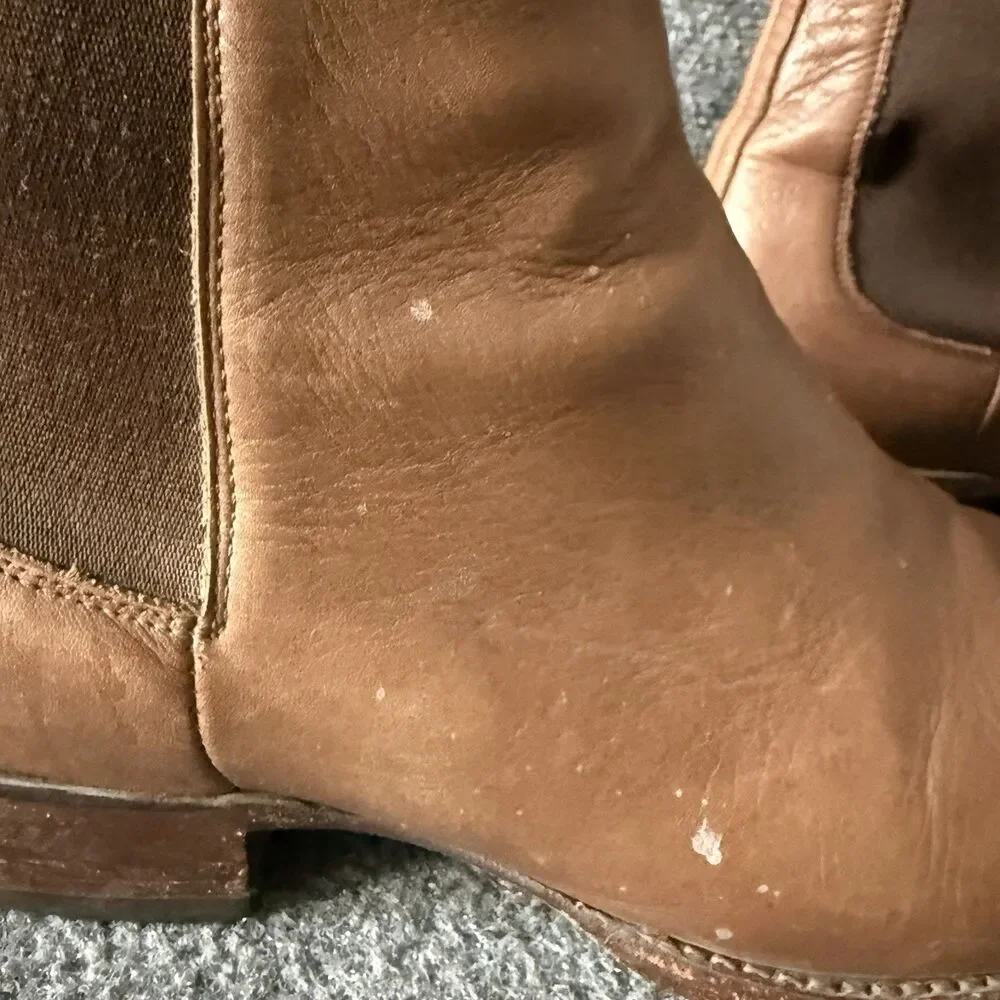 Tecovas The Chance Tan Leather Chelsea Boots Western Men 13 D Cowpoke Casual