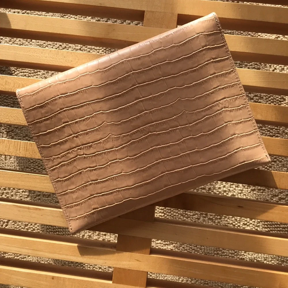 Sezane nude crocodile