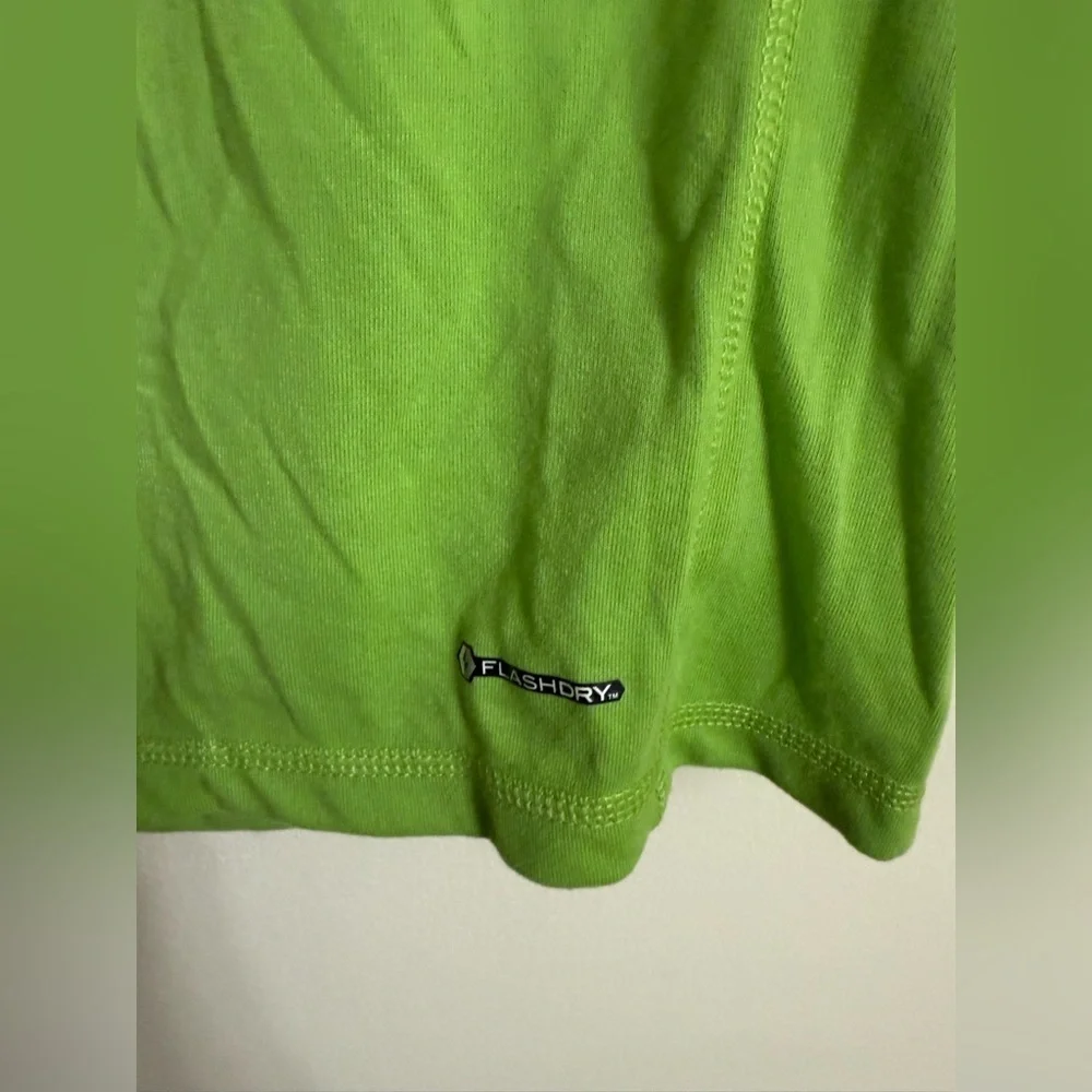 The North Face Mountain Athletic T Shirt Medium Lime Green Short Sleeve Flashdry