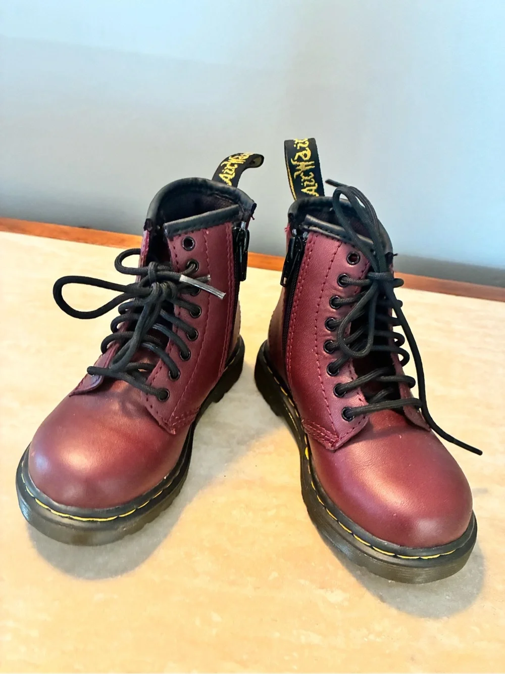 Dr. Martens Toddler Lace-Up Ankle Boots