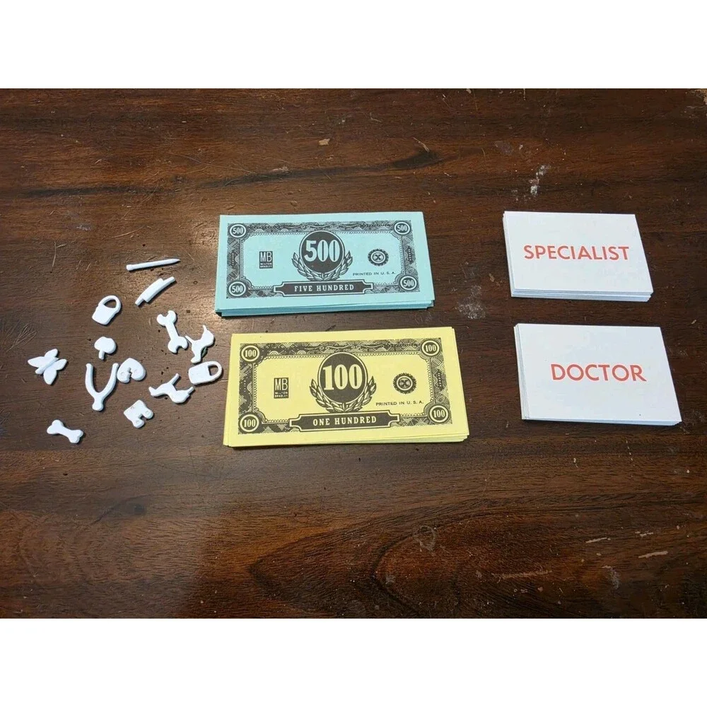 1965 Operation Game by Milton Bradley Complete Works in Very Good Condition