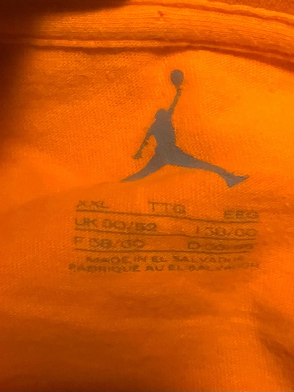 Jordan bright orange
