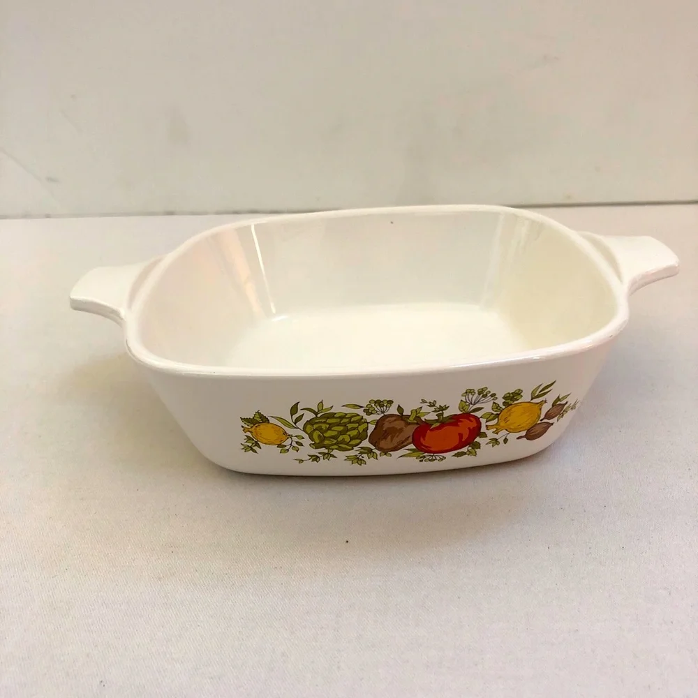 Corning Ware Mini Casserole Dish Spice of Life  P-41-B  1 3/4 Cup Vintage