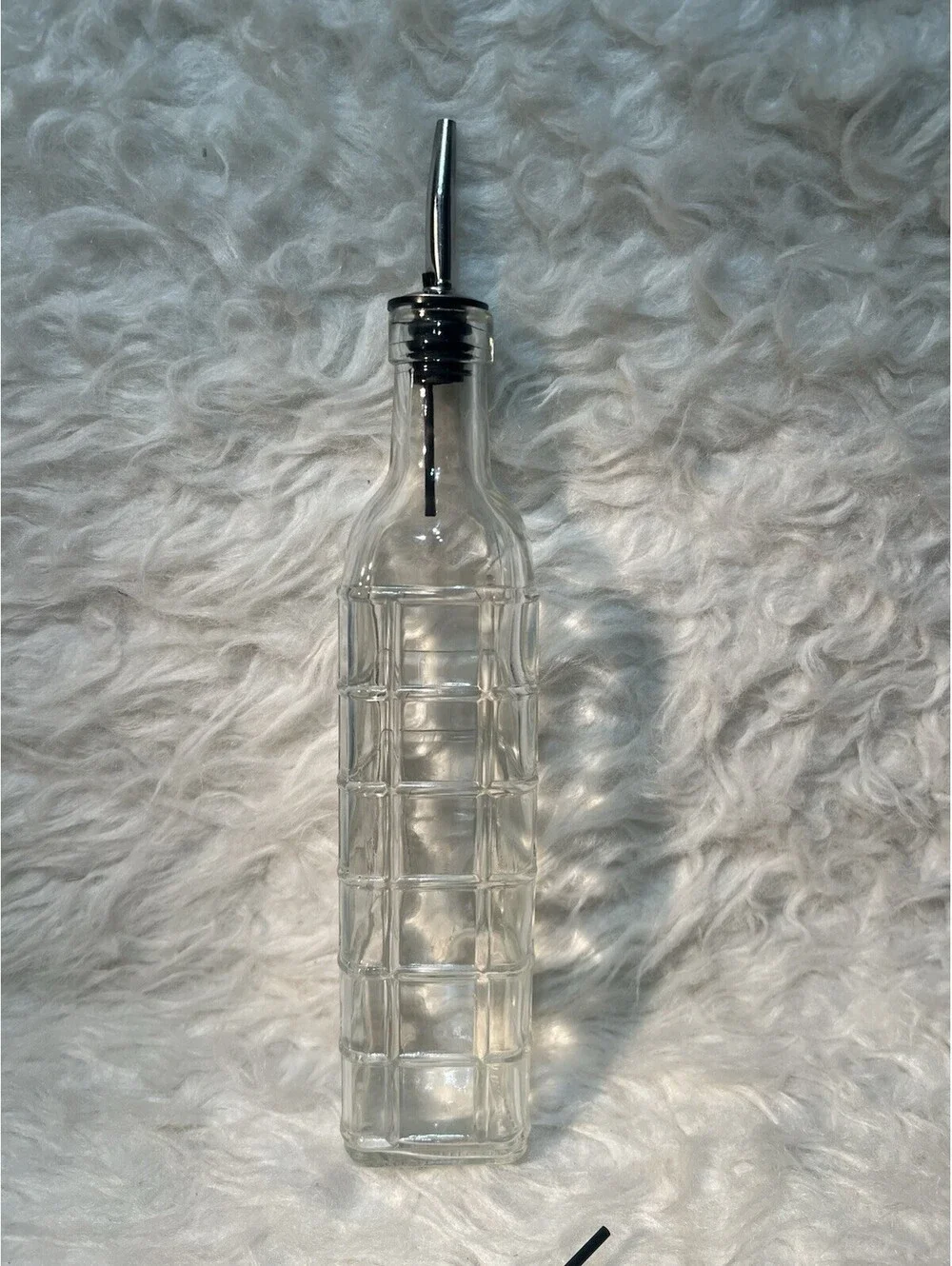 Glass Olive Oil Dispenser Bottle with Extra Pour Spout