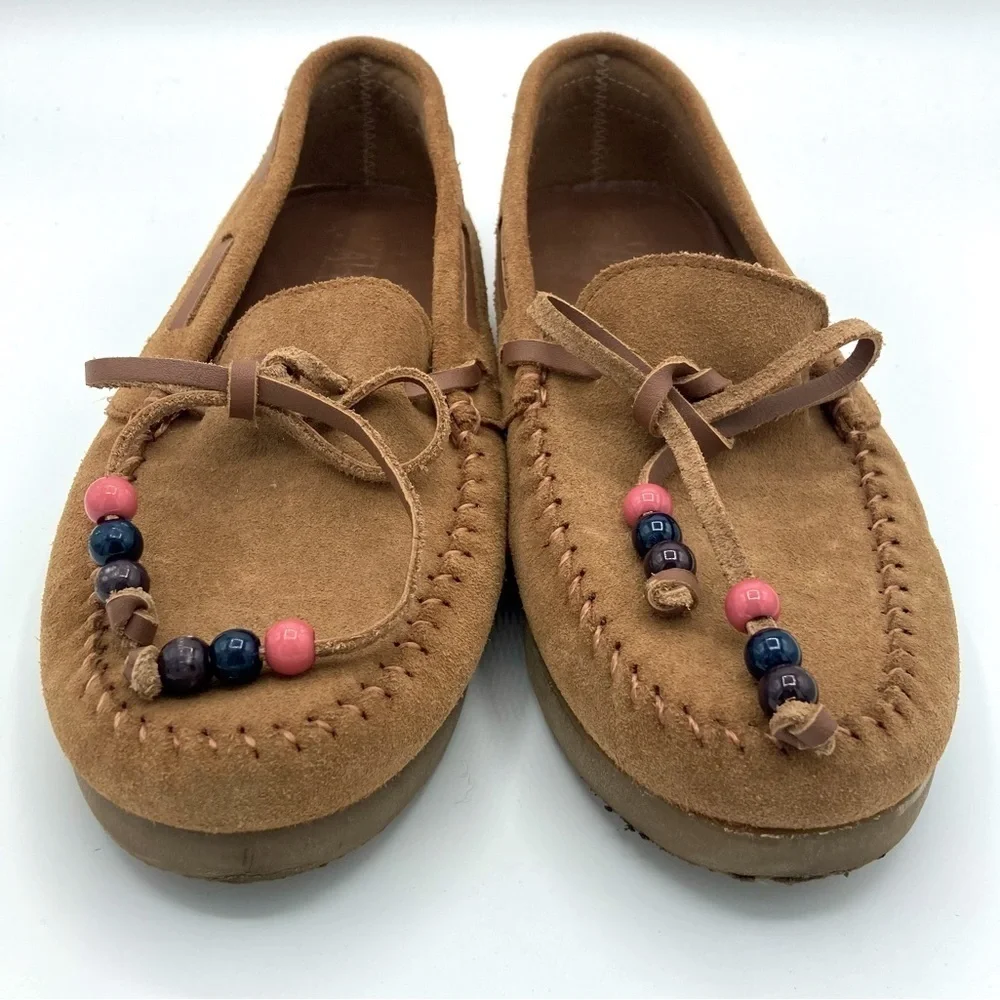 Zara suede moccasins