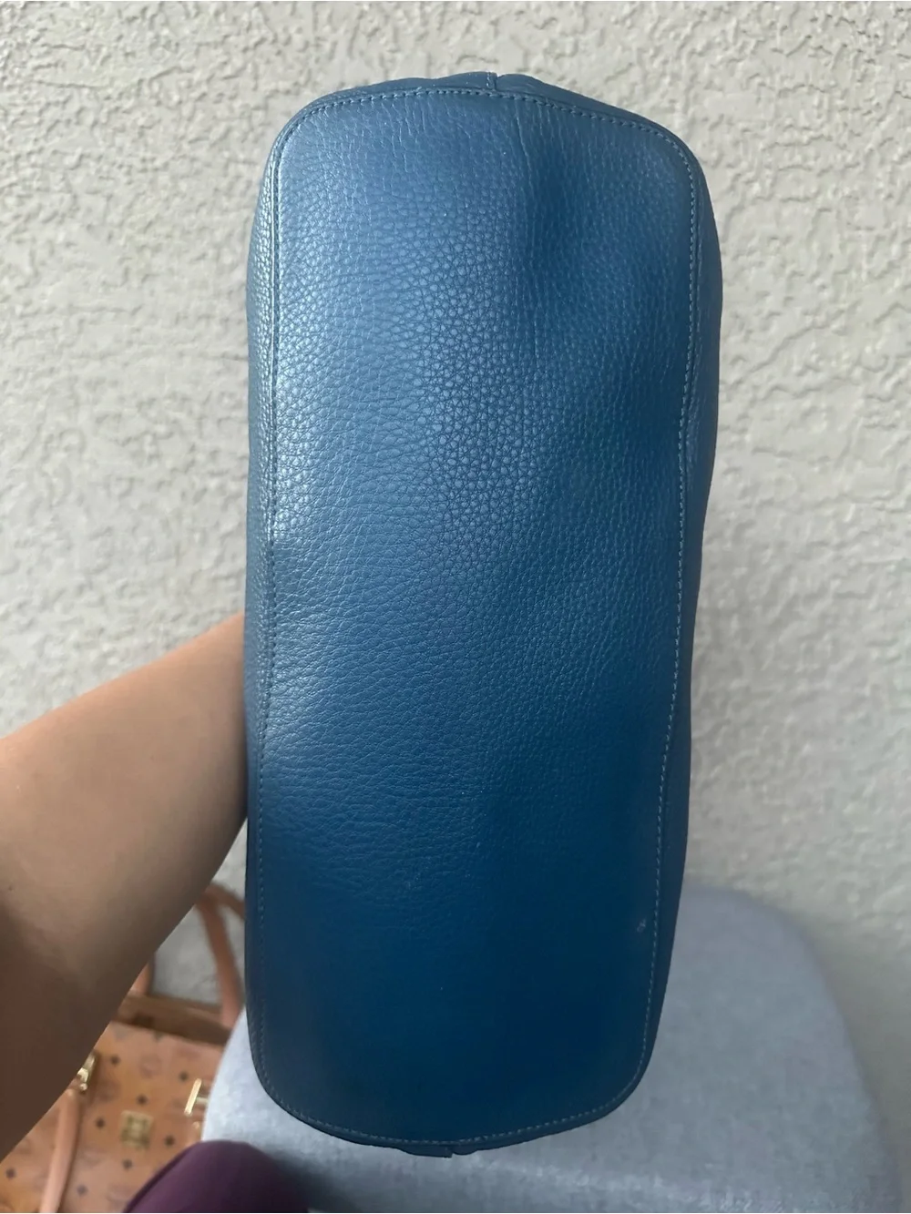 Tory Burch pebbled leather