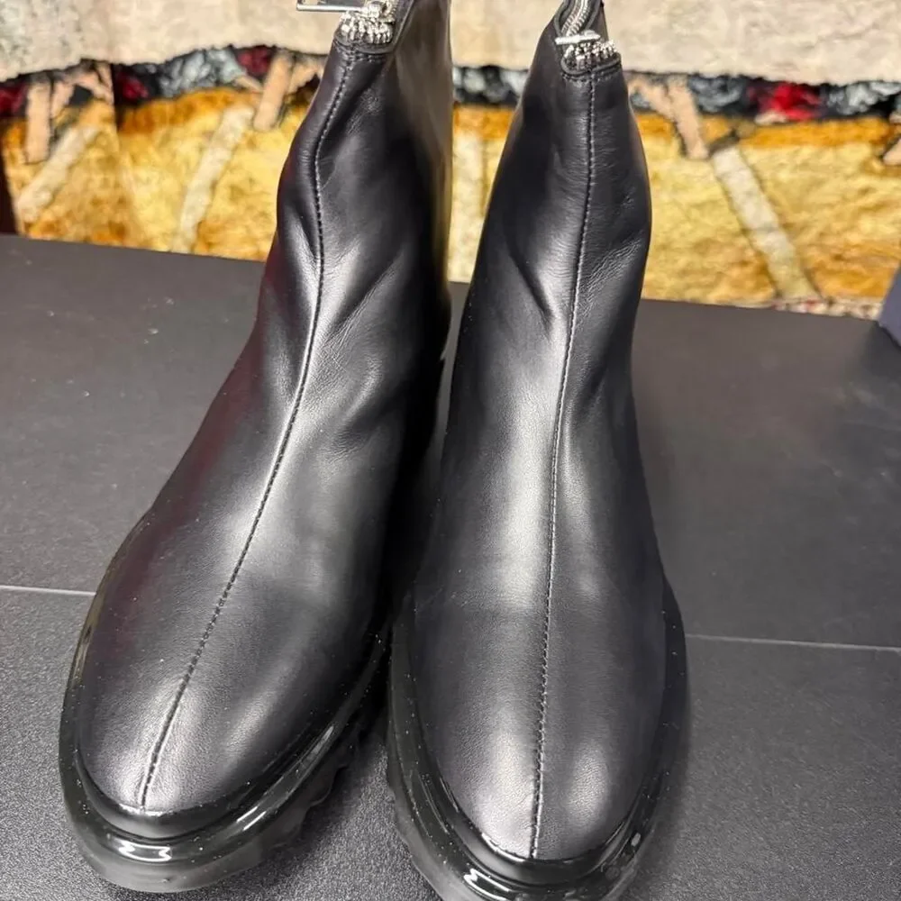 Source Unknown black leather