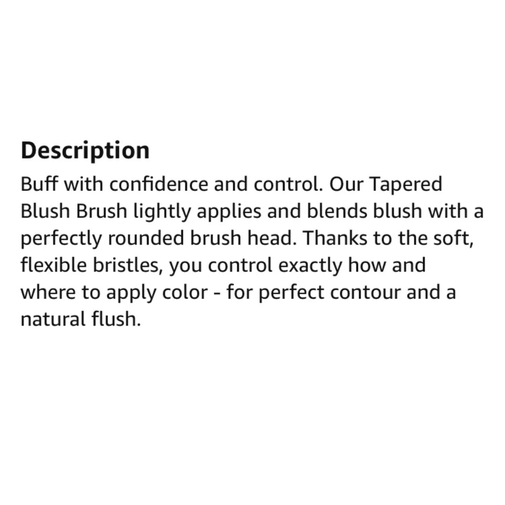 bareMinerals luxury tapered