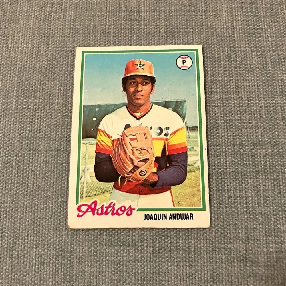 1978 Topps Houston Astros Baseball Card Trading Card