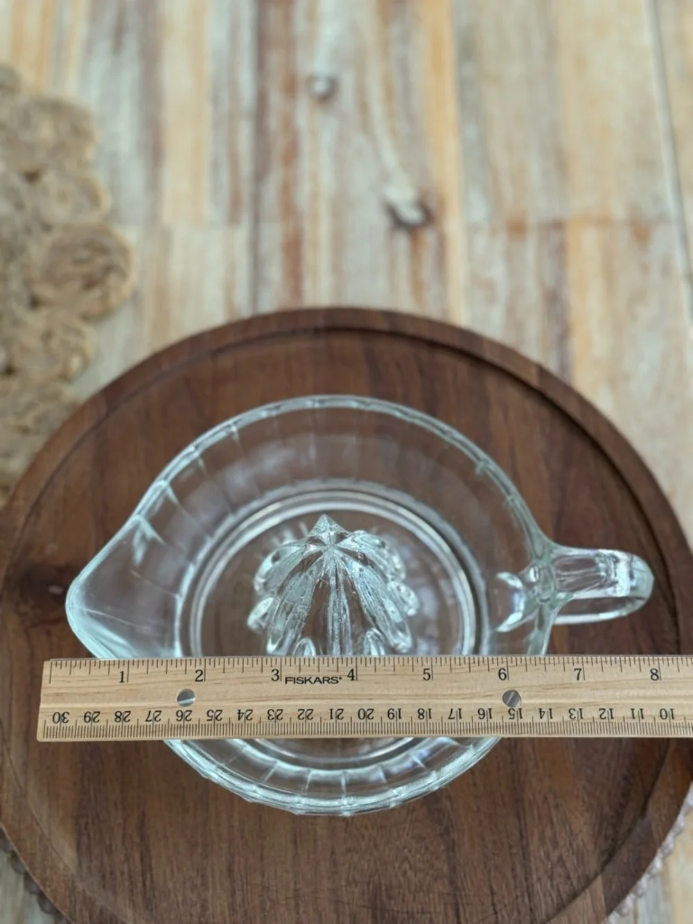 Vintage glass citrus
