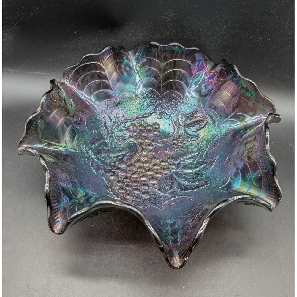 Imperial Glass amethyst carnival